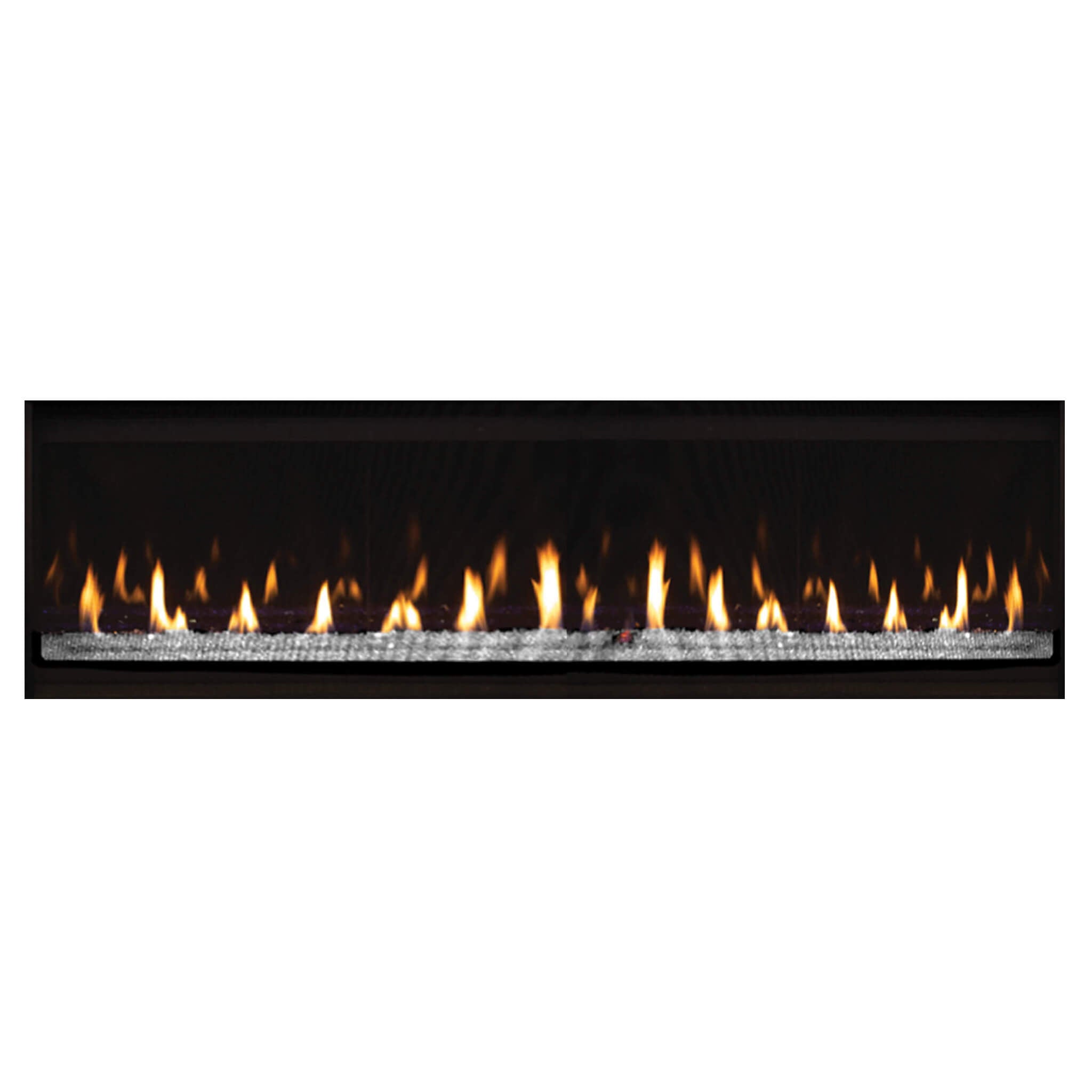 Superior Fireplaces 84-Inch Linear Direct Vent Electric Ignition Natural Gas Fireplace With Screen Barrier [DRL6084TEN] (SAK15198)