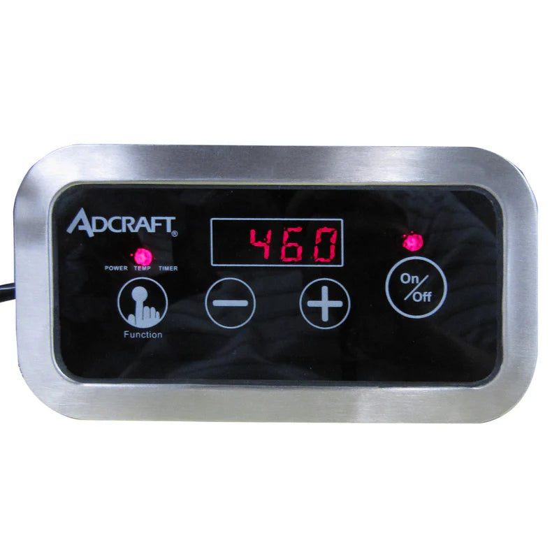 Adcraft Drop-In Induction Cooker with Remote Control, 120V, in Black (IND-DR120V)