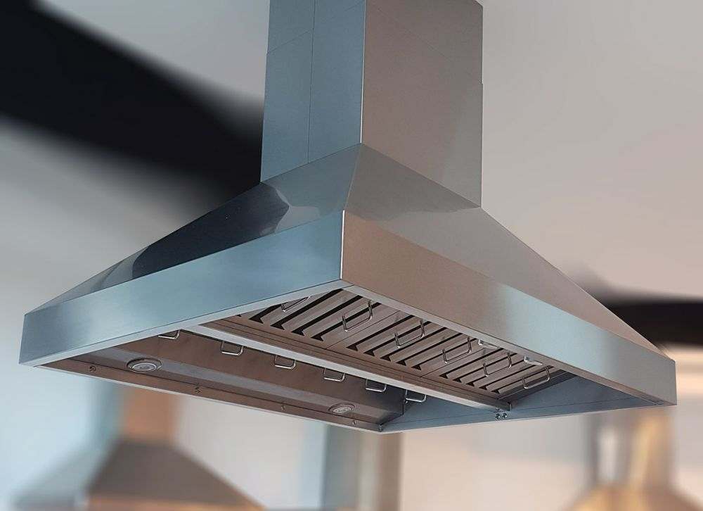 42 Inch Island Range Hood 1200 CFM - VICTORY Twister MAX Island