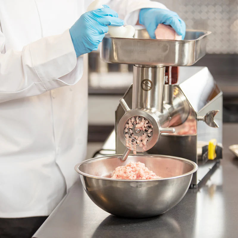 Adcraft #22 Meat Grinder, in Stainless Steel