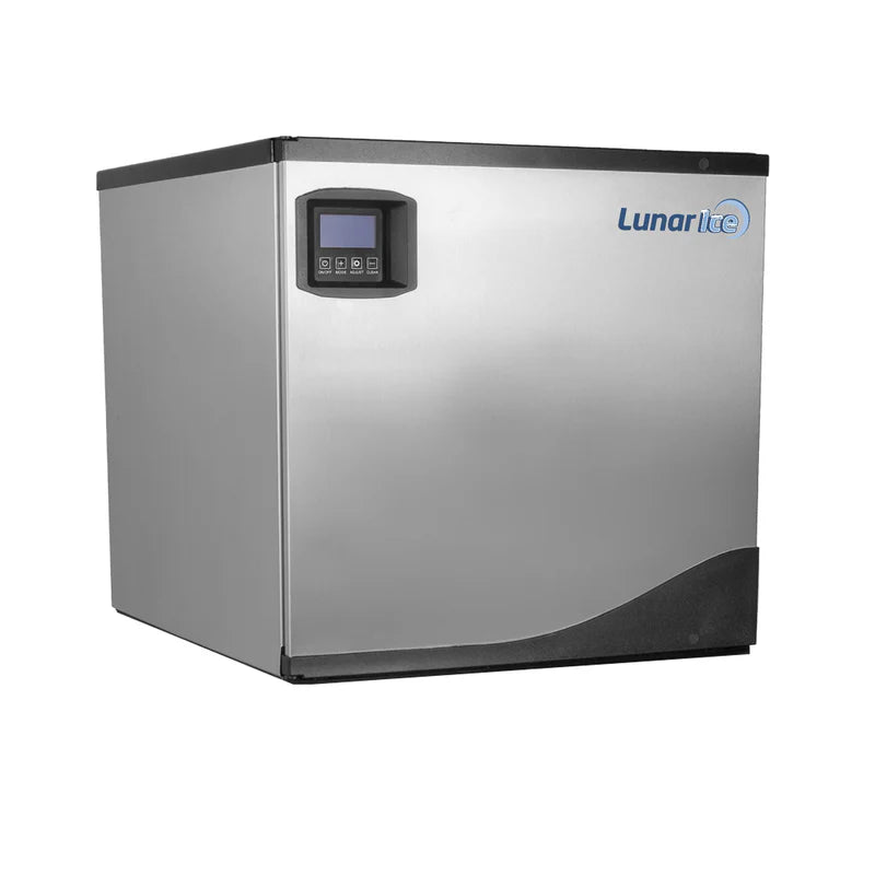 Lunar Ice Modular Ice Machine, 22"W, 373 lbs, Full Dice Ice Cubes, in Stainless Steel