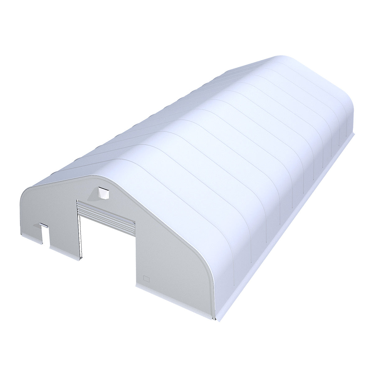 W60'xL120'xH27' Double Truss Storage Shelter, Reinforced Series