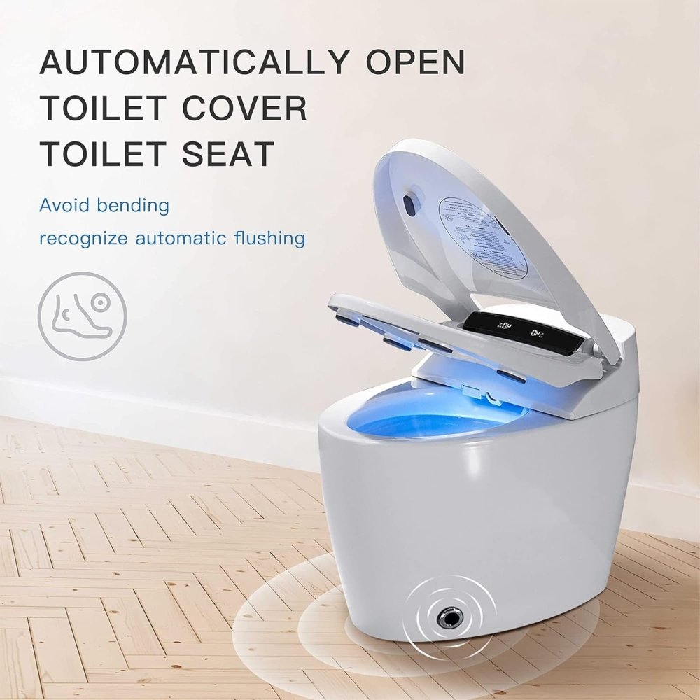 Alora Premium Automatic Single-Piece Home Smart Toilet With Bidet, Foot Sensor And Heated Seat (SAK96152)