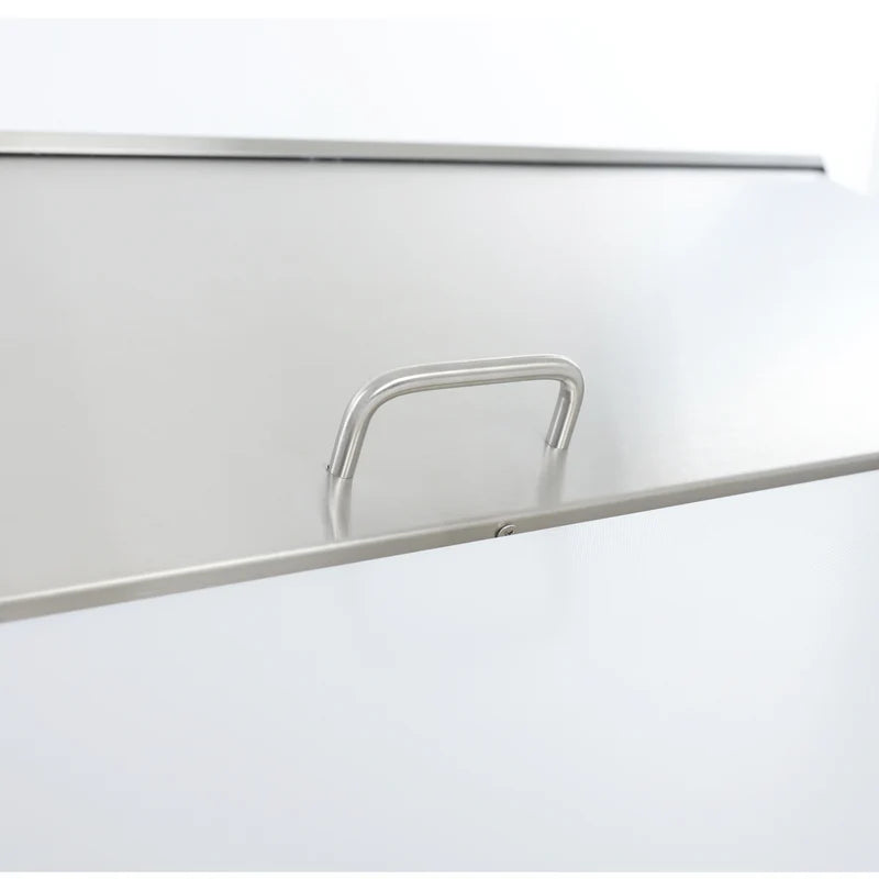 Grista Refrigerated Salad/Sandwich Prep Table, Three Doors, 70", in Stainless Steel