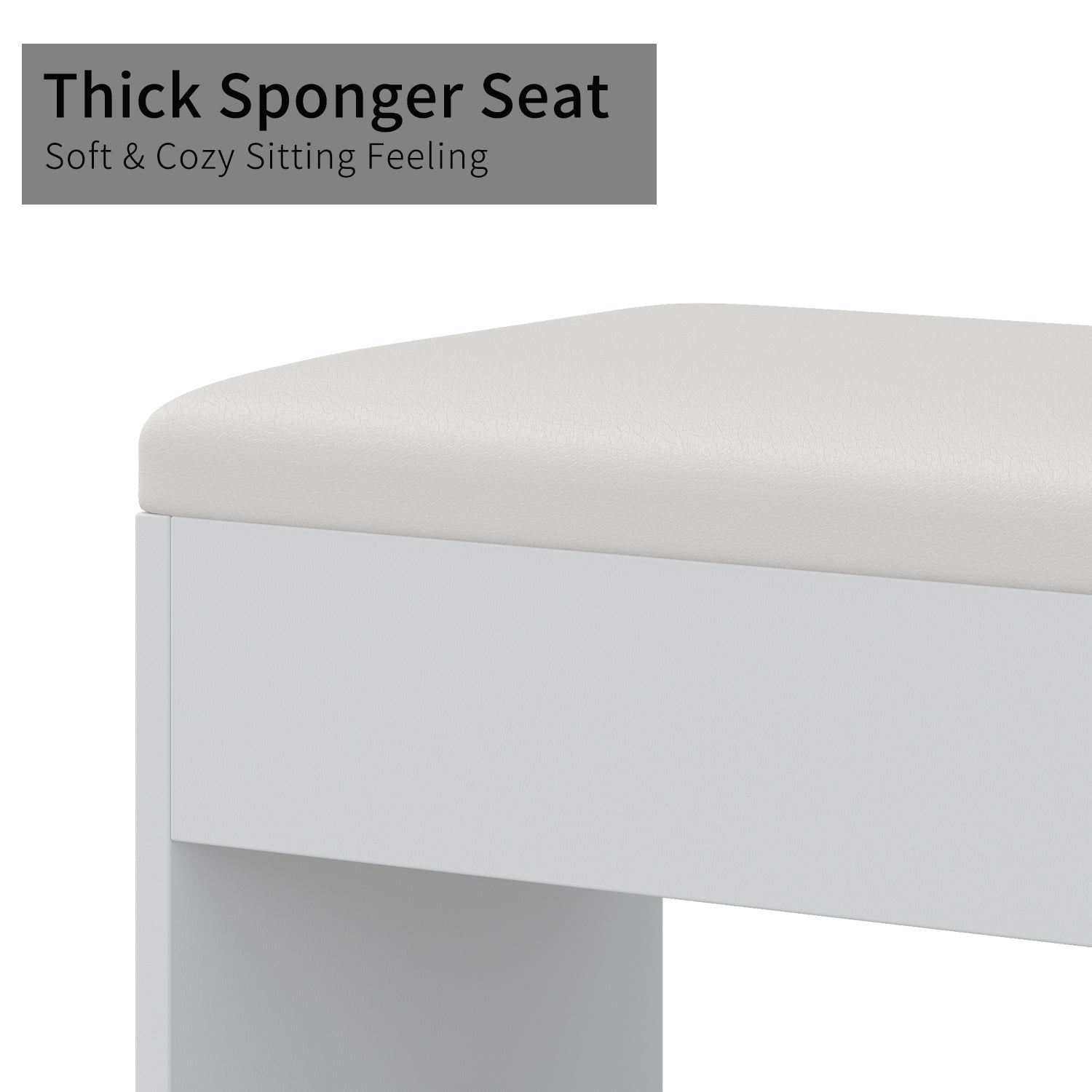 Vektaya US-VD015 Bedroom Makeup Vanity desk with LED Mirror, 11 Drawers