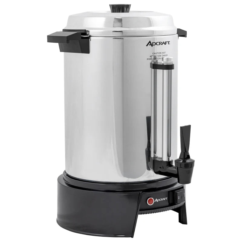 Adcraft 55 Cup Coffee Urn, in Silver